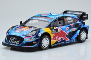 Ford Puma Rally1 WRC #7 P-L. Loubet / N. Gilsoul Rally Sweden 2023 IXO 1:18