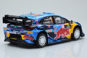 Ford Puma Rally1 WRC #8 O. Tanak / M. Jarveoja Winner Rally Sweden 2023 IXO 1:18 18RMC154A Metall – Bild 2 von 6