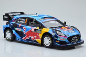 Ford Puma Rally1 WRC #8 O. Tanak / M. Jarveoja Winner Rally Sweden 2023 IXO 1:18 18RMC154A Metall – Bild 4 von 6