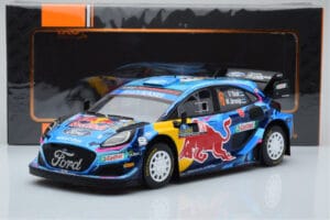 Ford Puma Rally1 WRC #8 O. Tanak / M. Jarveoja Winner Rally Sweden 2023 IXO 1:18 18RMC154A Metall – Bild 6 von 6