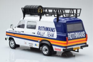 Ford Transit Mk2 Van Team Rothmans Rally Assistance IXO 1:18 18RMC057XE Metall – Bild 5 von 6