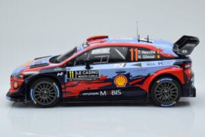 Hyundai i20 Coupe WRC #11 T. Neuville / N. Gilsoul Rally Monte Carlo 2020 IXO 1:18 18RMC067A Metall – Bild 3 von 6