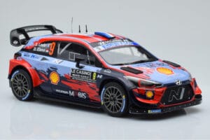 Hyundai i20 Coupe WRC #9 S. Loeb / I. Galmiche Rally Monte Carlo 2020 IXO 1:18 18RMC067B Metall – Bild 4 von 6