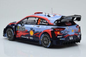 Hyundai i20 Coupe WRC #9 S. Loeb / I. Galmiche Rally Monte Carlo 2020 IXO 1:18 18RMC067B Metall – Bild 5 von 6