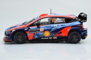 Hyundai i20 N Rally1 #11 T. Neuville / M. Wydaeghe Rally Monte Carlo 2022 IXO 1:18 18RMC112 Metall – Bild 3 von 6