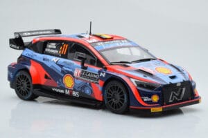 Hyundai i20 N Rally1 #11 T. Neuville / M. Wydaeghe Rally Monte Carlo 2022 IXO 1:18 18RMC112 Metall – Bild 4 von 6