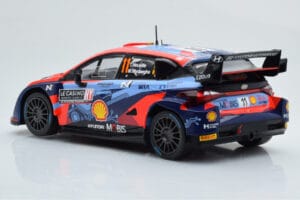 Hyundai i20 N Rally1 #11 T. Neuville / M. Wydaeghe Rally Monte Carlo 2022 IXO 1:18 18RMC112 Metall – Bild 5 von 6