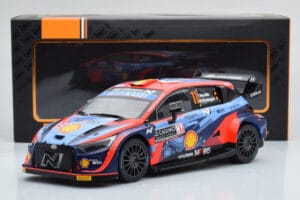 Hyundai i20 N Rally1 #11 T. Neuville / M. Wydaeghe Rally Monte Carlo 2022 IXO 1:18 18RMC112 Metall – Bild 6 von 6