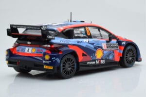 Hyundai i20 N Rally1 #8 O. Tanak / M. Jarveoja Rally Monte Carlo 2022 IXO 1:18 18RMC113 Metall – Bild 2 von 6