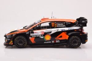 Hyundai i20 N Rally1 #11 T. Neuville / M. Wydaeghe Rally Croatia 2023 IXO 1:18 18RMC160A Metall – Bild 3 von 6