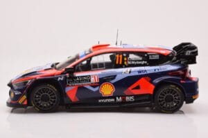 Hyundai i20 N Rally1 #11 T. Neuville / M. Wydaeghe Rally Monte Carlo 2023 IXO 1:18 18RMC153A Metall – Bild 3 von 6