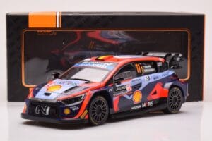 Hyundai i20 N Rally1 #11 T. Neuville / M. Wydaeghe Rally Monte Carlo 2023 IXO 1:18 18RMC153A Metall – Bild 6 von 6