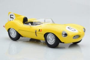 Jaguar D-Type #5 Ecurie Nationale Belge 24 Hours of Le Mans 1956 CMR 1:18 CMR143 Metall – Bild 4 von 6