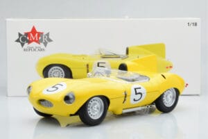 Jaguar D-Type #5 Ecurie Nationale Belge 24 Hours of Le Mans 1956 CMR 1:18 CMR143 Metall – Bild 6 von 6