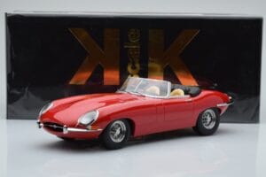 Jaguar E-Type Series 1 Roadster Rot KK-Scale 1:18 KKDC180482 Metall – Bild 6 von 6