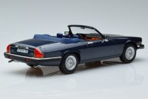 Jaguar XJS V12 Cabriolet Blau Metallic Limitierte Auflage Norev 1:18 182636 Metall – Bild 2 von 6