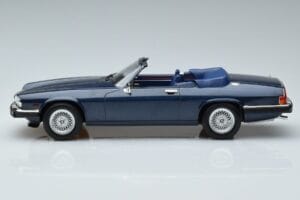 Jaguar XJS V12 Cabriolet Blau Metallic Limitierte Auflage Norev 1:18 182636 Metall – Bild 3 von 6