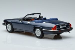 Jaguar XJS V12 Cabriolet Blau Metallic Limitierte Auflage Norev 1:18 182636 Metall – Bild 5 von 6