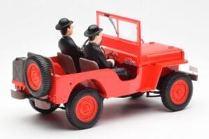 Jeep Willys Tintin 2 Figuren UT Models 1:18 180150000 Metall – Bild 2 von 6
