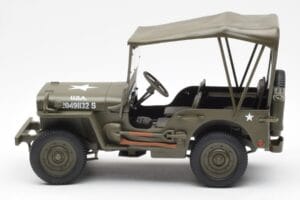 Jeep Willys Mit Planenabdeckung UT Models 1:18 180149002 Metall – Bild 3 von 6