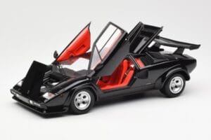 Lamborghini Countach LP 5000 Quattrovalvole Schwarz Kyosho 1:18 08320BK Metall – Bild 2 von 8