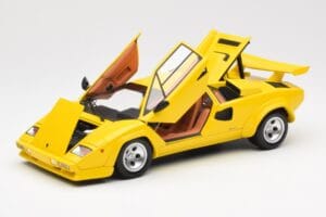 Lamborghini Countach LP 5000 Quattrovalvole Gelb Kyosho 1:18 08320Y Metall – Bild 2 von 8