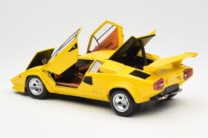 Lamborghini Countach LP 5000 Quattrovalvole Gelb Kyosho 1:18 08320Y Metall – Bild 5 von 8