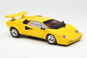 Lamborghini Countach LP 5000 Quattrovalvole Gelb Kyosho 1:18 08320Y Metall – Bild 6 von 8