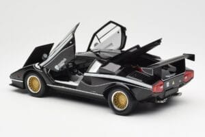 Lamborghini Countach LP 500R Schwarz Kyosho 1:18 08320C Metall – Bild 5 von 8