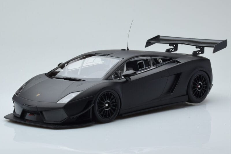 Lamborghini Gallardo LP600+ GT3 Matt Schwarz Minichamps 1:18