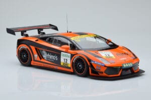 Lamborghini Gallardo LP600+ GT3 Rhinos Leipert Motorsport #12 A. Petrishin / D. Leiper ADAC GT Masters 2011 Minichamps 1:18 1 – Bild 4 von 6