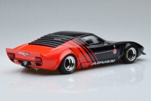 Lamborghini Miura LB Works Liberty Walk Advan GT Spirit 1:18 KJ033 Resin – Bild 2 von 6