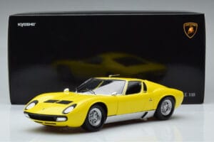 Lamborghini Miura SV Gelb Kyosho 1:18 08317Y Metall – Bild 11 von 11