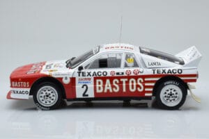 Lancia 037 Bastos #2 P. Snijers / D. Colebunders Rally Ypres 1985 IXO 1:18 18RMC136 Metall – Bild 3 von 6