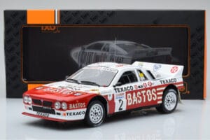 Lancia 037 Bastos #2 P. Snijers / D. Colebunders Rally Ypres 1985 IXO 1:18 18RMC136 Metall – Bild 6 von 6
