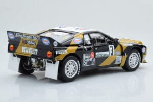 Lancia 037 ESSO #3 F. Tabaton Rally Targa Florio 1985 Kyosho 1:18 08306H Metall – Bild 4 von 8