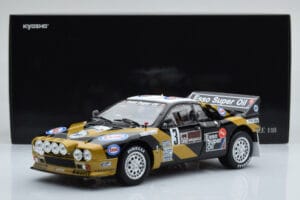 Lancia 037 ESSO #3 F. Tabaton Rally Targa Florio 1985 Kyosho 1:18 08306H Metall – Bild 8 von 8