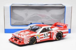 Lancia Beta Montecarlo Gr.5 #53 R. Patrese / E. Cheever 6 Hours of Silverstone 1980 MCG 1:18 MCG18814R Metall – Bild 6 von 6