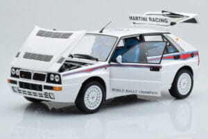 Lancia Delta HF Integrale 6 Weiss Kyosho 1:18 08344E Metall – Bild 2 von 8