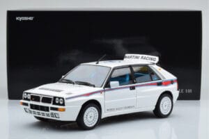 Lancia Delta HF Integrale 6 Weiss Kyosho 1:18 08344E Metall – Bild 8 von 8