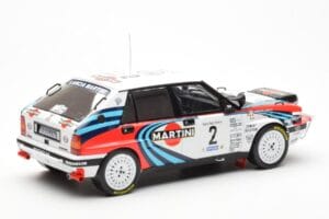 Lancia Delta Integrale 16V #2 M. Biasion / T. Siviero Rally Safari 1990 IXO 1:18 18RMC139A Metall – Bild 2 von 6