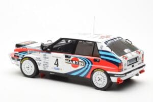Lancia Delta Integrale 16V #4 A. Fiorio Rally Safari 1990 IXO 1:18 18RMC139B Metall – Bild 5 von 6