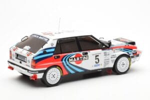 Lancia Delta Integrale 16V #5 J. Kankkunen / J. Piironen Rally Safari 1990 IXO 1:18 18RMC139C Metall – Bild 2 von 6