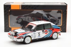 Lancia Delta Integrale 16V #5 J. Kankkunen / J. Piironen Rally Safari 1990 IXO 1:18 18RMC139C Metall – Bild 6 von 6