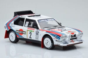 Lancia Delta S4 #2 M. Alen / I. Kivimaki Rally San Remo 1986 IXO 1:18 18RMC130A Metall – Bild 4 von 6