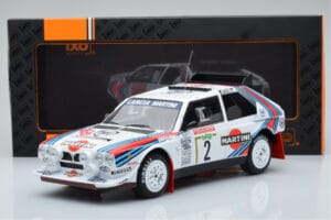 Lancia Delta S4 #2 M. Alen / I. Kivimaki Rally San Remo 1986 IXO 1:18 18RMC130A Metall – Bild 6 von 6