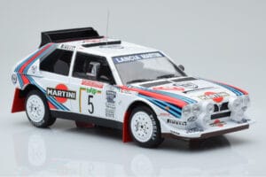 Lancia Delta S4 #5 M. Biasion / T. Siviero Rally San Remo 1986 IXO 1:18 18RMC130B Metall – Bild 4 von 6