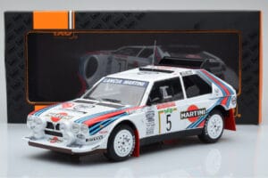 Lancia Delta S4 #5 M. Biasion / T. Siviero Rally San Remo 1986 IXO 1:18 18RMC130B Metall – Bild 6 von 6