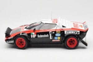 Lancia Stratos HF #1 Hunsruck Rally 1978 Kyosho 1:18 08130D Metall – Bild 4 von 8