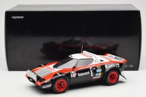 Lancia Stratos HF #1 Hunsruck Rally 1978 Kyosho 1:18 08130D Metall – Bild 8 von 8